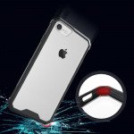 Wholesale iPhone 7 Plus Air Hybrid Clear Case (Black)